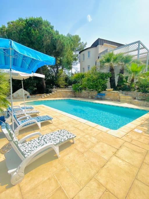 Atlantide - Somptueuse Villa Classee 4 Etoiles - Saint-Clair - Vue Exceptionnelle - Piscine 塞特港 外观 照片