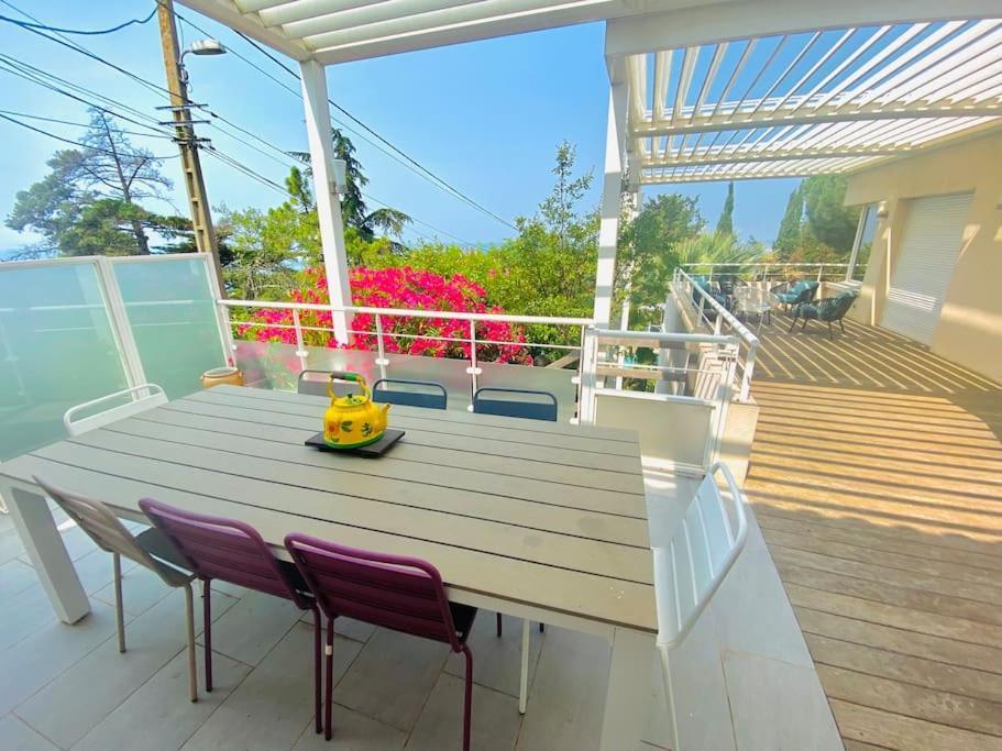 Atlantide - Somptueuse Villa Classee 4 Etoiles - Saint-Clair - Vue Exceptionnelle - Piscine 塞特港 外观 照片