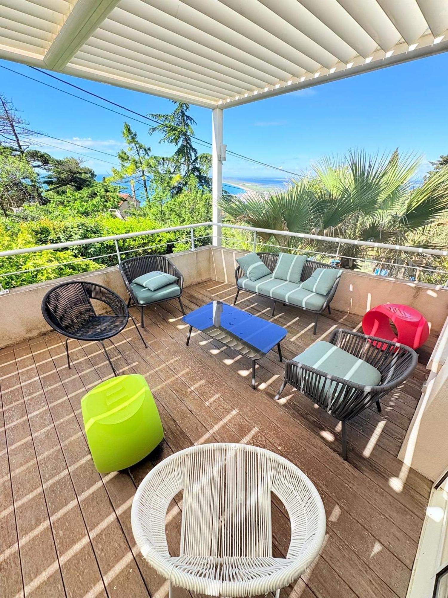Atlantide - Somptueuse Villa Classee 4 Etoiles - Saint-Clair - Vue Exceptionnelle - Piscine 塞特港 外观 照片