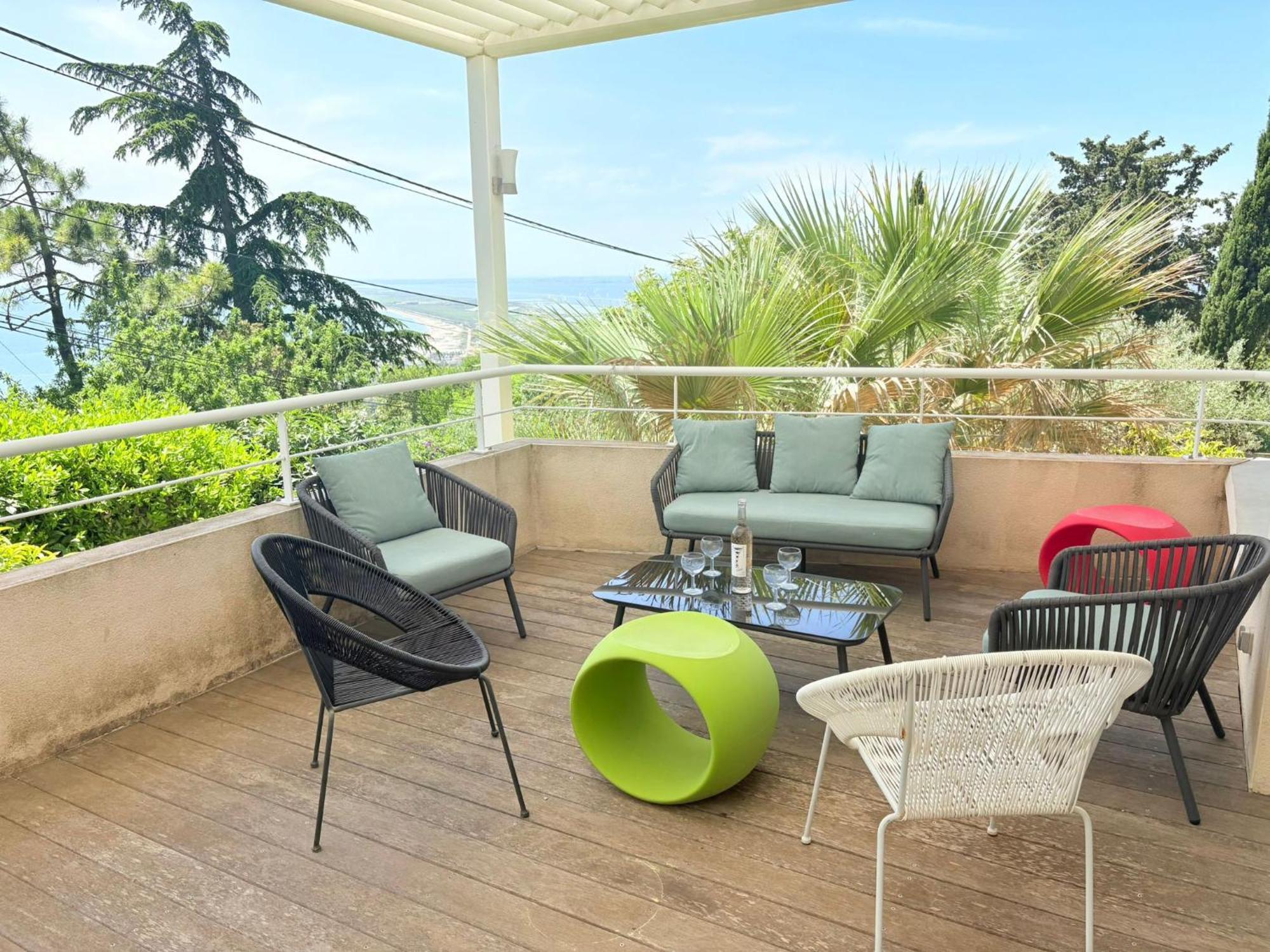 Atlantide - Somptueuse Villa Classee 4 Etoiles - Saint-Clair - Vue Exceptionnelle - Piscine 塞特港 外观 照片