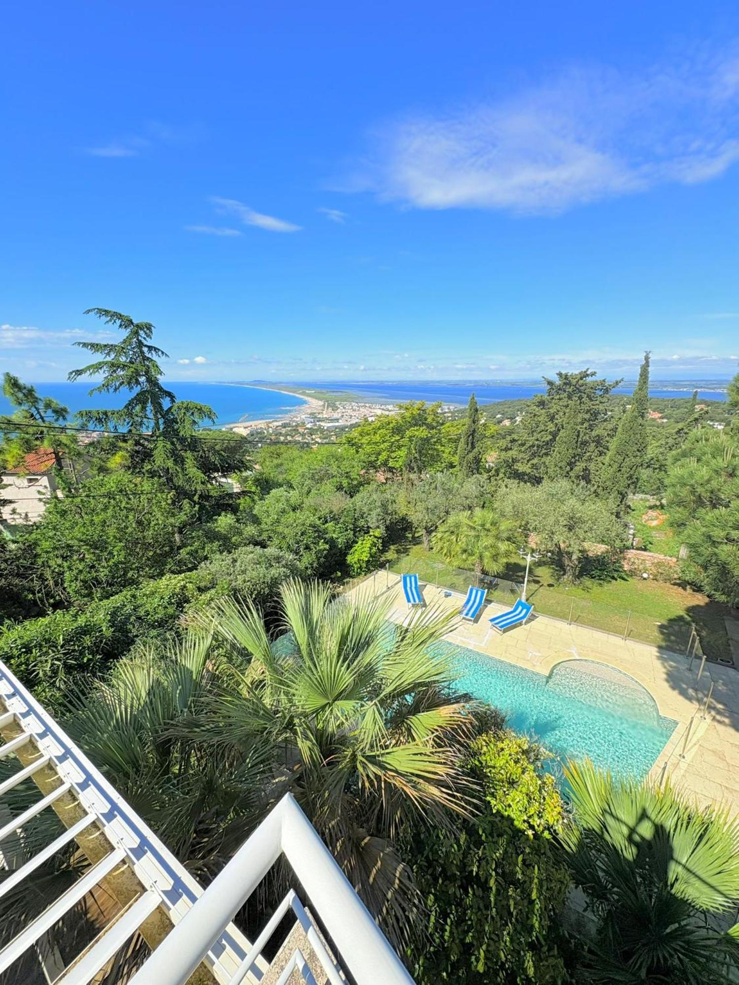 Atlantide - Somptueuse Villa Classee 4 Etoiles - Saint-Clair - Vue Exceptionnelle - Piscine 塞特港 外观 照片
